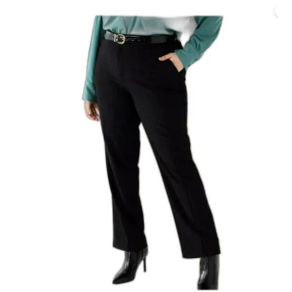 301 Nine West Black Dress Pants  Trousers • Plus Size Workwear Essentials - Picture 1 of 3